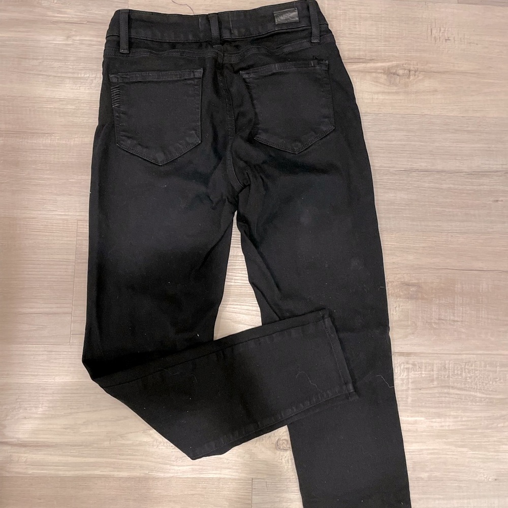 Paige black ripped jeans